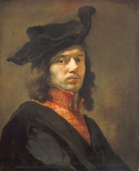 Self-Portrait 1645 by Carel Fabritius    Alte Pinakothek Munich